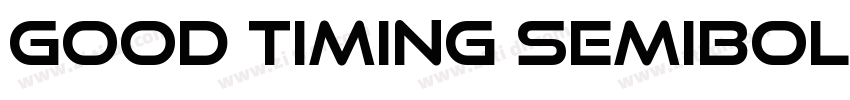 Good Timing SemiBold字体转换